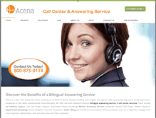 Tablet Screenshot of acena.com